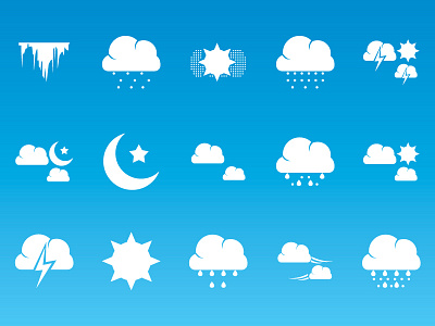 Weather icons