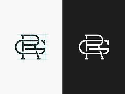 RG Monogram branding design illustration logo miami monogram monogram logo rg typography