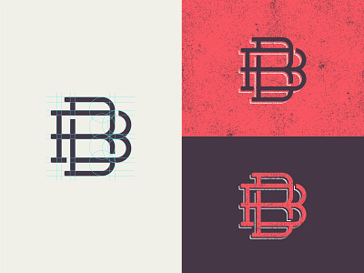 BB Monogram branding design icon illustration logo miami monogram monogram design typography vintage