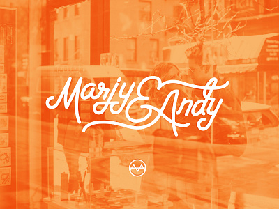 Marjy & Andy Script branding design illustration logo miami script script lettering type typography vector