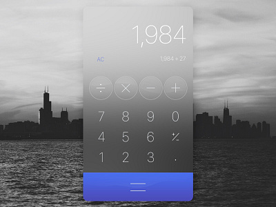 Calculator calculator dailyui004 mobile ui ux