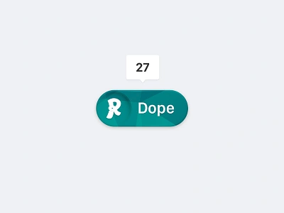 Dope Social Button button dailyui010 mobile social ui ux