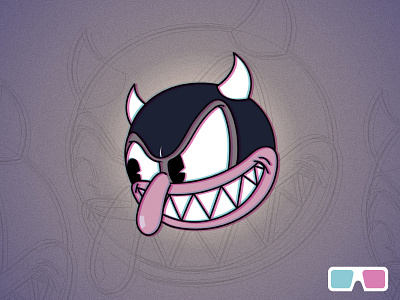 Anaglyph: Villain Series X Devil 3d anaglyph character cuphead devil villain
