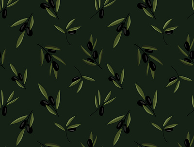 background of olives cooking design illustration olive branch vector