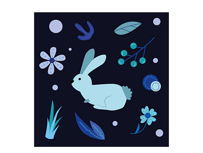 rabbit design easter bunny illustration vector