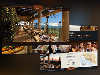 Restaurant americana dining restaurant website wood