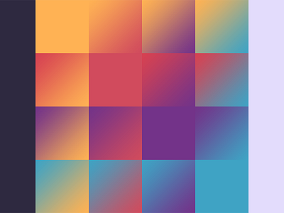 Color Scheme bright color gradients