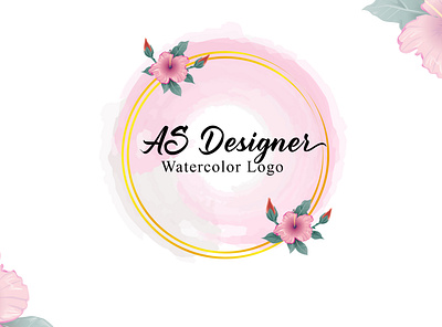 Minimalist Watercolor Logo attractive brand identity branding design fashion guide illustration logo logodesign minimalist vector watercolor