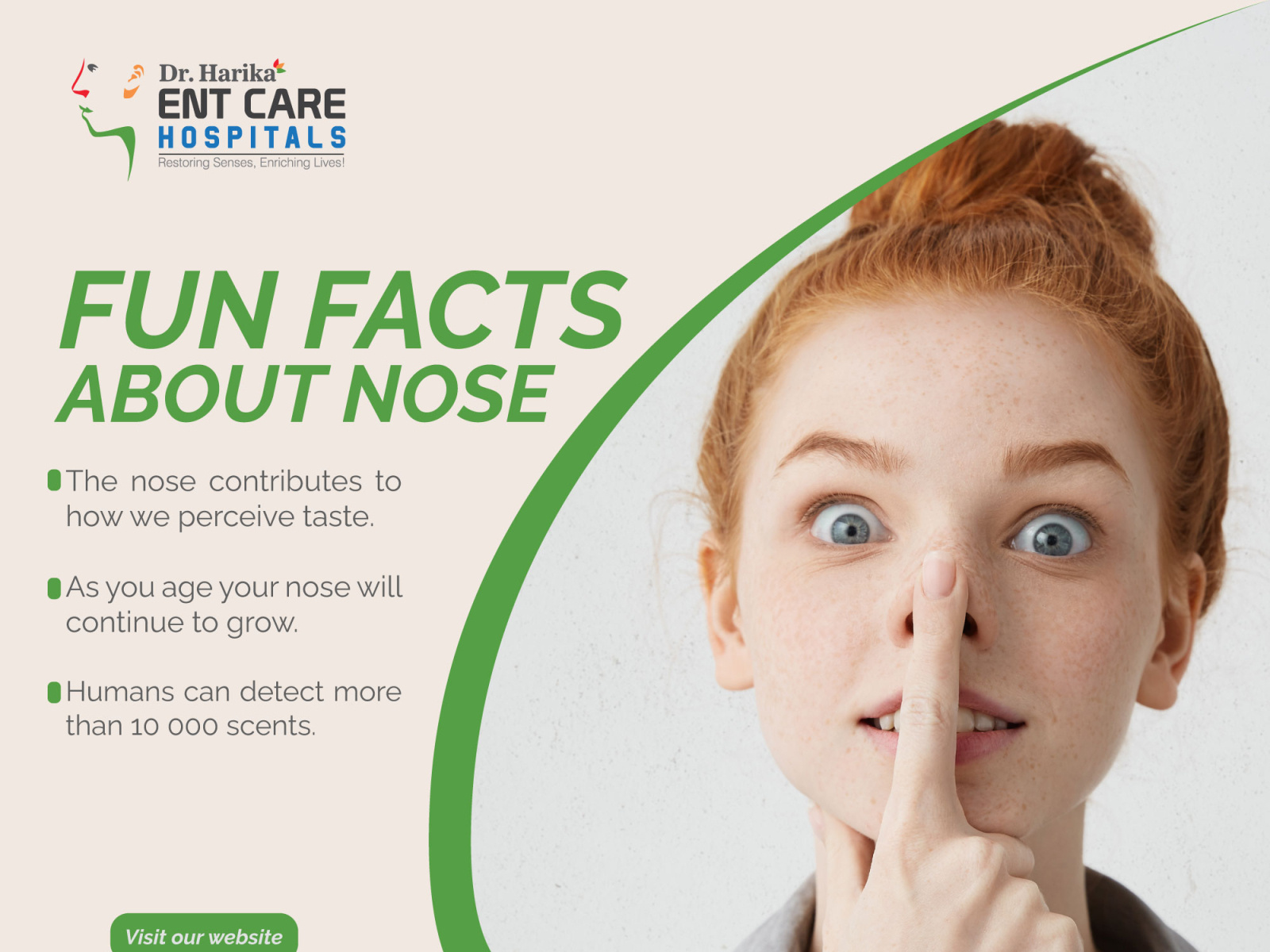 Fun Facts About Nose by Dr Harika ENT on Dribbble
