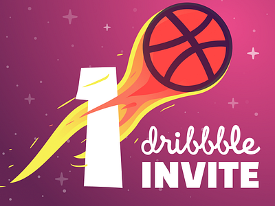 Dribbble invite dribbble invite figma illustration invite