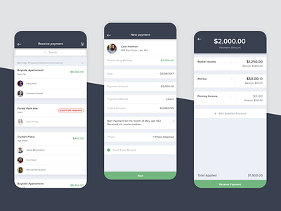 Buildium mobile app by Jorge Villegas on Dribbble