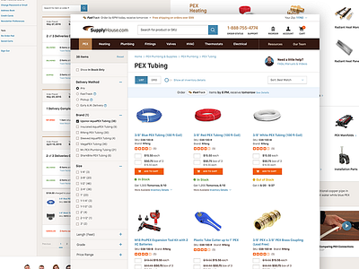 Category Listing Page | SupplyHouse.com category listing page e commerce
