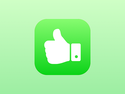 Icon for Hitchhiking app app apple glyph icon ios minimal
