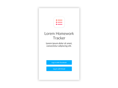 Homework App Onboarding