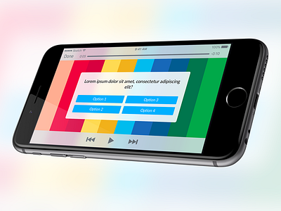 Homework App Video UI app apple design modal overly pop up ui video