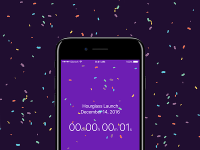 Hourglass 2 app apple color countdown hourglass ios iphone minimal simple time timer