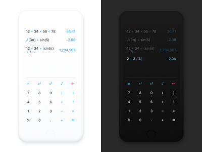 Chameleon Light & Dark Theme (formerly Abacus) abacus app apple calculator chameleon dark ios iphone mobile numbers themes ui