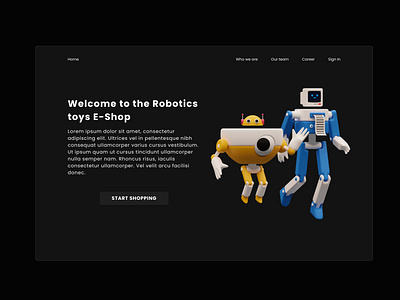 Robotics toys e-shop