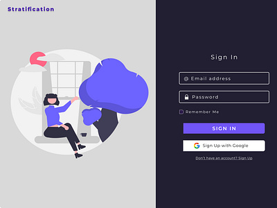 Login Page google sign in login login illustration login page sign in signup ui