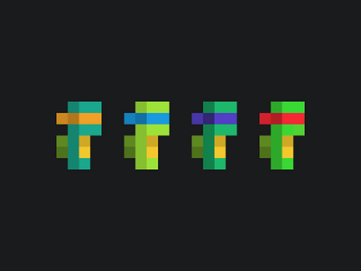 Pixel TMNT 8 bit tmnt pixel art