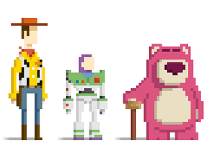 Pixel Pixar by Alex Kelsey on Dribbble