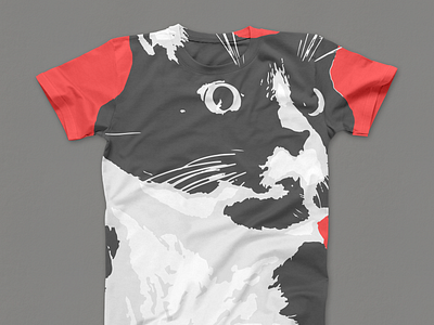 Bandit Shirt cat graphic design shirt