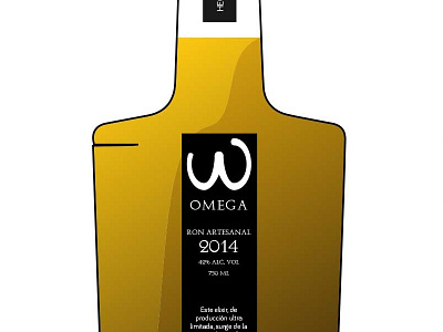 Omega Rum Branding branding concept design illustration logo