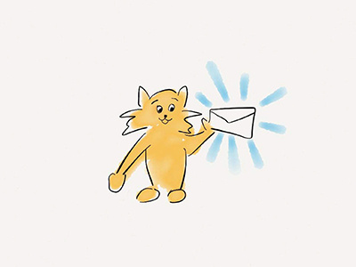 Cat character for brand marketing branding character illustration mascot