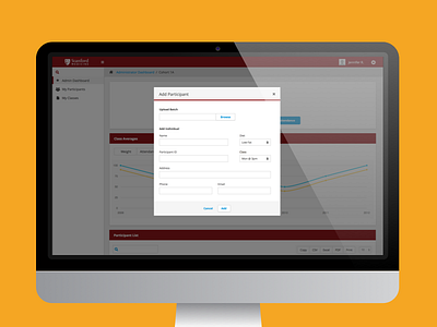 Stanford Dashboard Popup