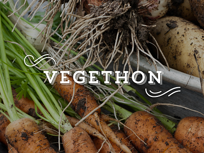 Vegethon Logo app branding healthy ios life logo medicine mobile stanford tracker university vegetable