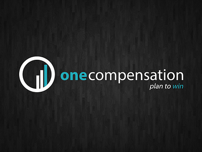 OneCompensation Logo branding compensation design icon illustration logo management