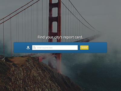 Improved Landing Page app bootstrap california landing menu platform politics search web