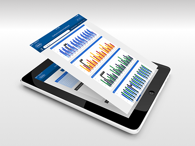 Roche Metrics iPad App app application bio biotech blue dashboard design graphs interface ipad technology ui