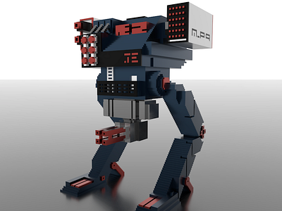 Voxel Battle Robot Concept (Part 1)