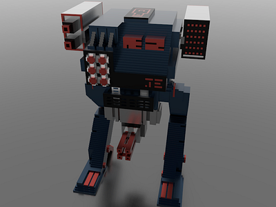 Voxel Battle Robot Concept (Part 2)