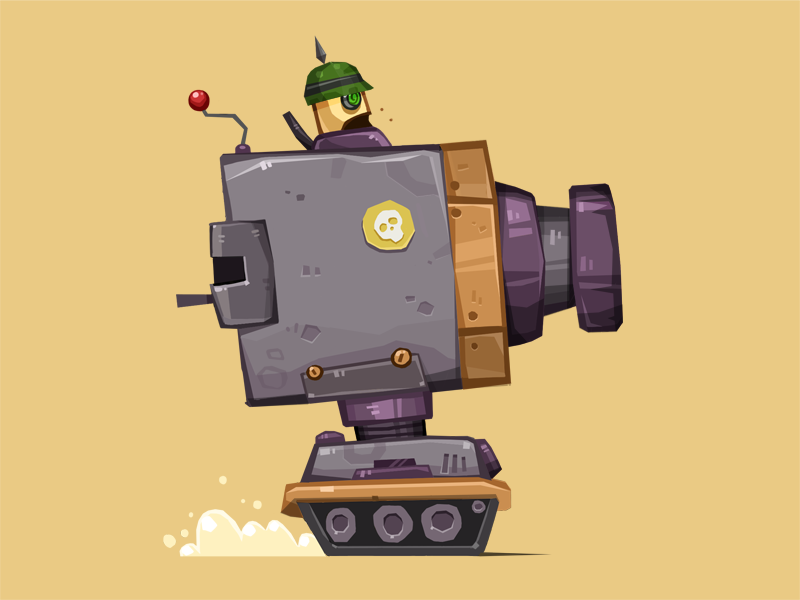Tank Sprite 1 game art war desert armour blaster cannon game cartoon tank