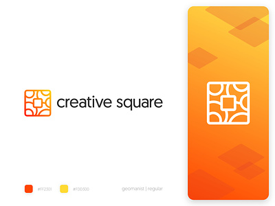Creative Square Logo Concept