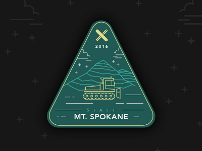 Mt. Spokane Staff Patch