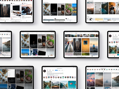 Instagram and IGTV for iPad Concept design igtv instagram ipad mobile product design ui user experience ux