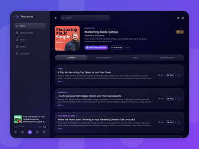 Podcast App Exploration