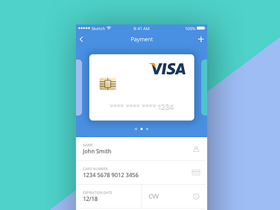 Daily UI #002 - Credit Card Payment