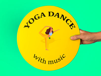 design yoga dance app branding design icon illustration logo typography ui ux vector