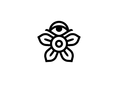 If you know, you know brand design branding design eye eyes flower graphic design icon logo logo design minimalism mnml psychedelic