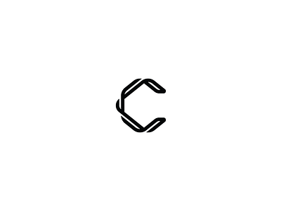 36 days of type - C 36daysoftype black and white branding graphic design logo logo design minimal minimal design typography