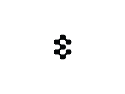 36 days of type - E 36daysoftype black and white branding graphic design logo logo design minimal minimal design typography