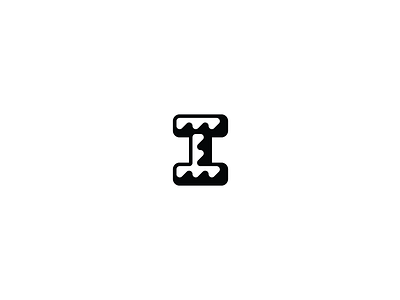 36 days of type - I 36daysoftype black and white branding graphic design logo logo design minimal minimal design typography