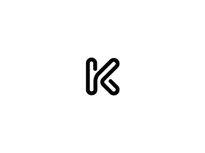 36 days of type - K 36 days of type black and white branding graphic design logo logo design minimal minimal design typography