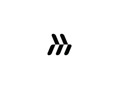 36 days of type - M 36 days of type black and white branding graphic design logo logo design minimal minimal design typography