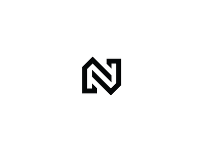 36 days of type - N 36 days of type black and white branding graphic design logo logo design minimal minimal design typography