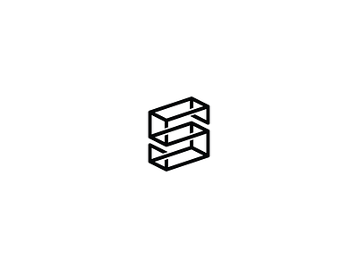 36 Days of Type - S 36daysoftype 3d black and white branding graphic design logo logo design minimal minimal design typography